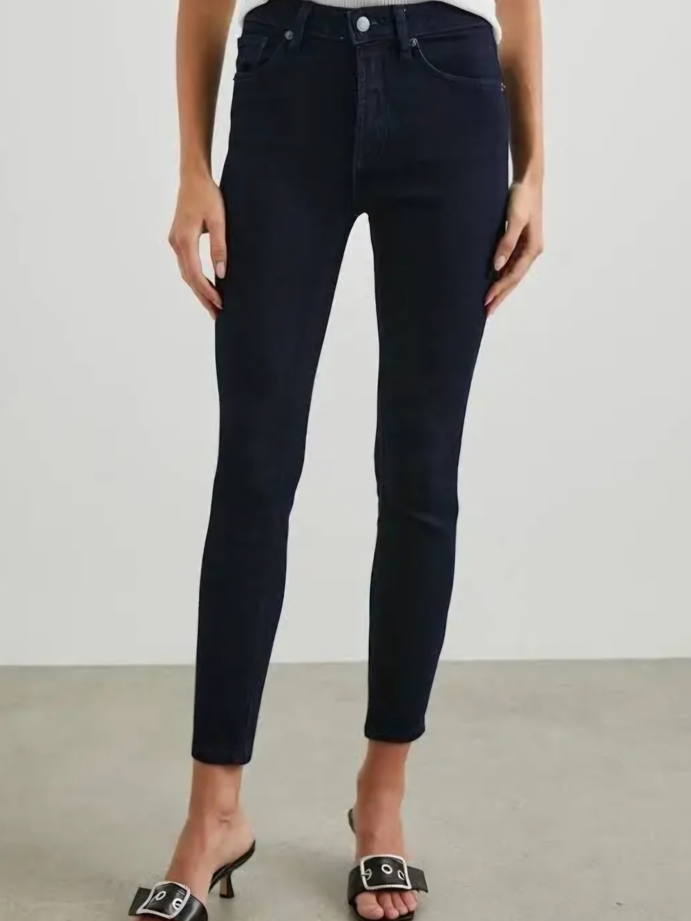 Rails The Larchmont High-Rise Skinny Jeans - Dark Blue